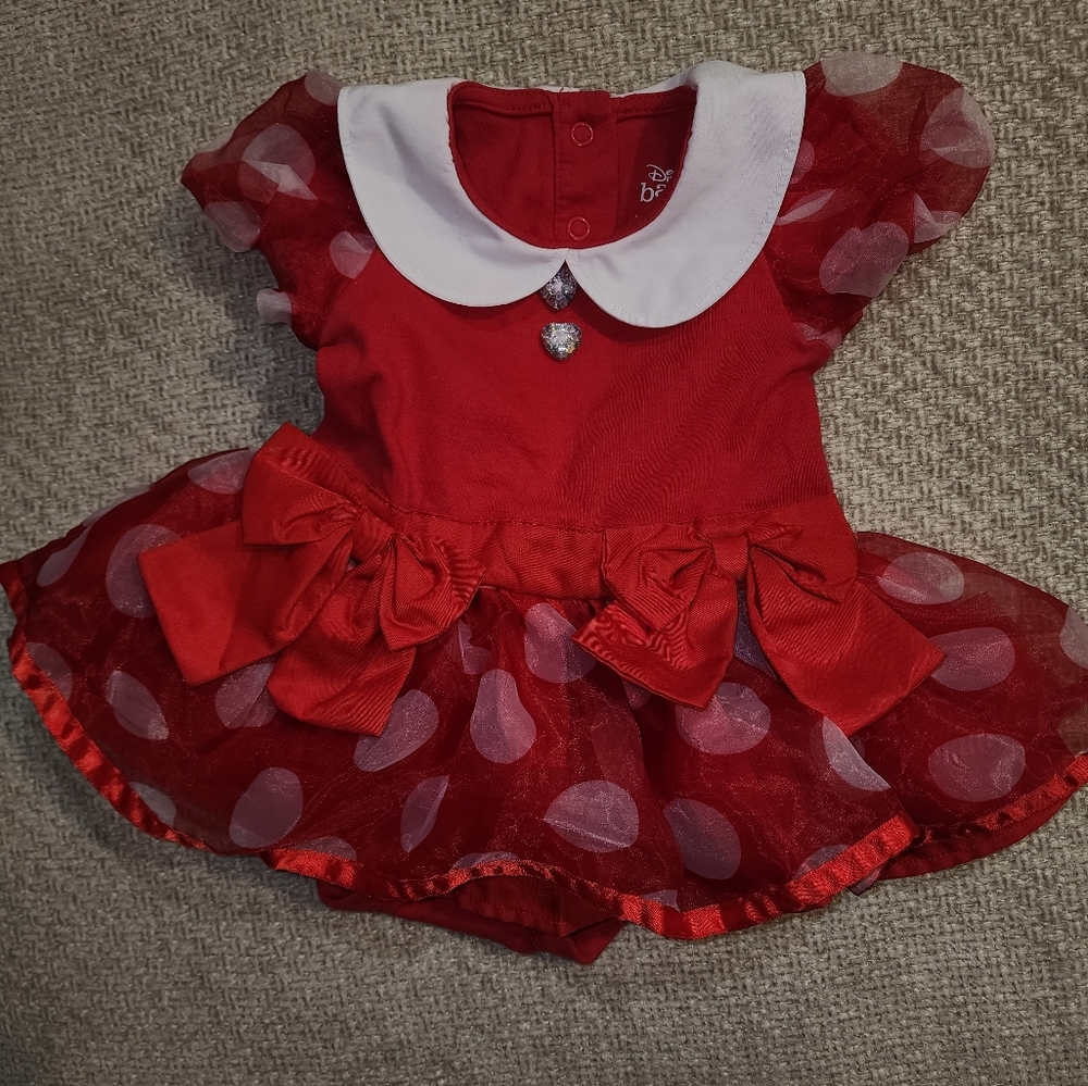 Minnie Mouse Baby Costume Outfit sz 9-12 months